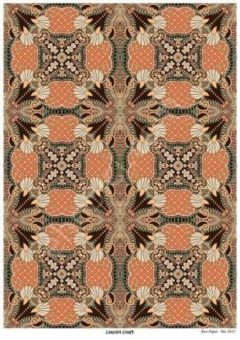 Lineart Pirinç Dekopaj Kağıdı Model - 2517