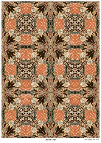 Lineart Pirinç Dekopaj Kağıdı Model - 2517