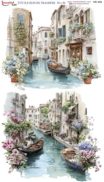Ütü İle Rub On Transfer Kağıdı 30x50cm CK343
