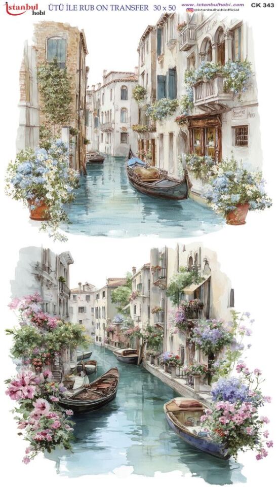 Ütü İle Rub On Transfer Kağıdı 30x50cm CK343