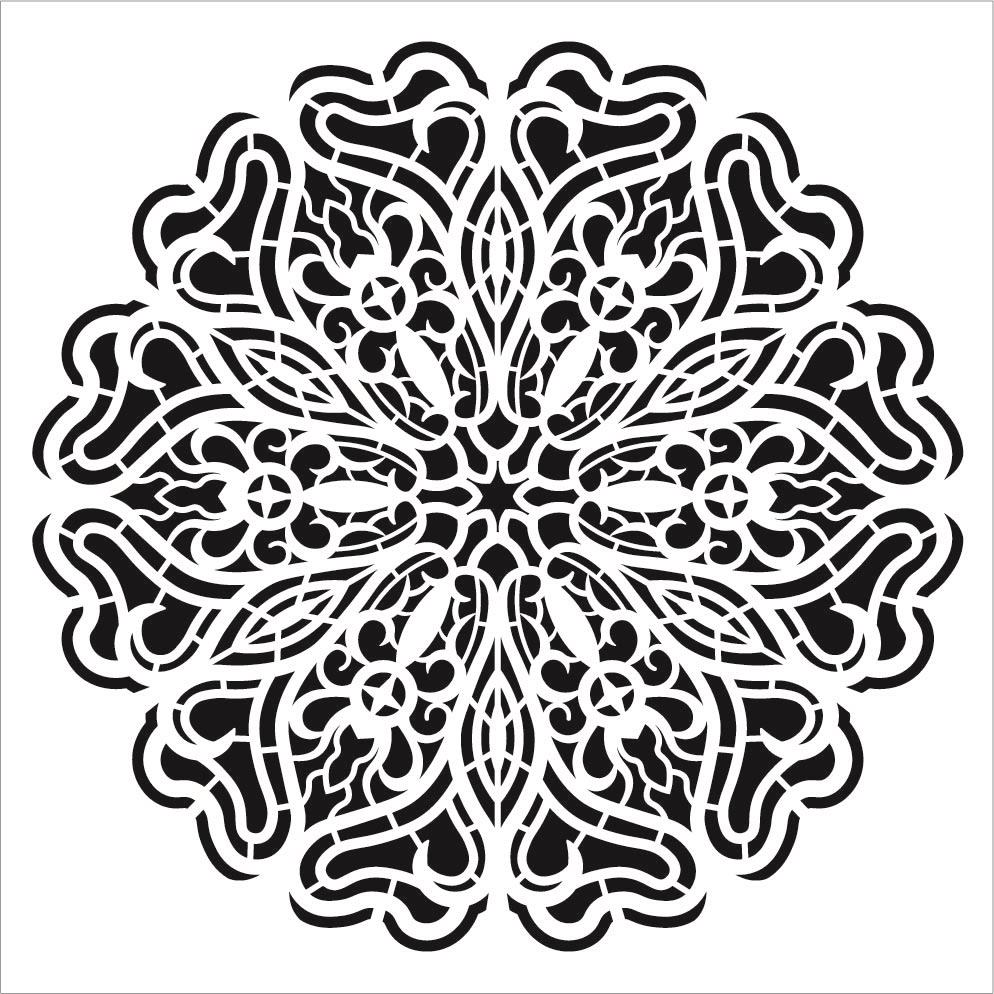 Cadence YDS Dantel Stencil (35x35) YDS-010