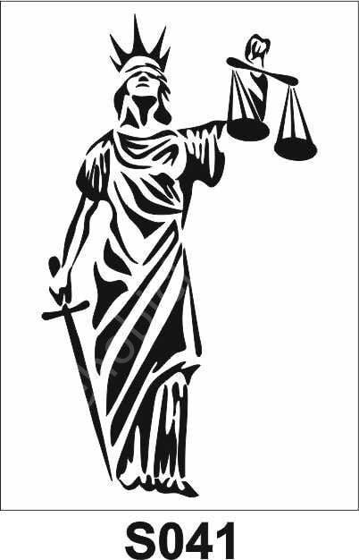 Diğer Karışık Desenler Stencil Şablon (21x30) S-041