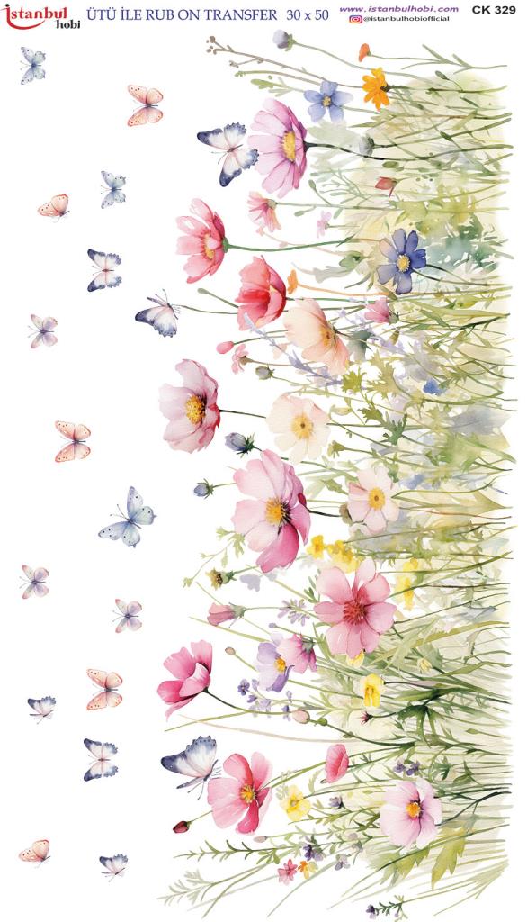 Ütü İle Rub On Transfer Kağıdı 30x50cm CK329