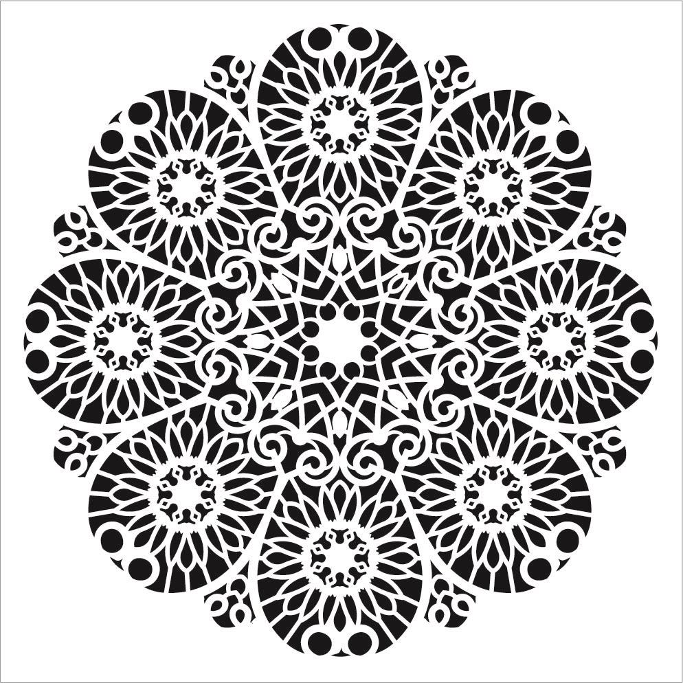 Cadence YDS Dantel Stencil (35x35) YDS-012