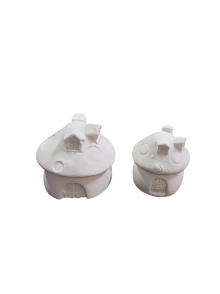 Mantar Evler 2 li Set 5x4cm+3,5x3,5cm