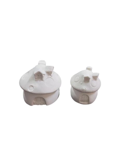 Mantar Evler 2 li Set 5x4cm+3,5x3,5cm