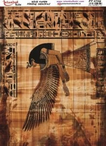 Pirinç Dekopaj Kağıdı 30x42cm PT-2729 Antik Mısır