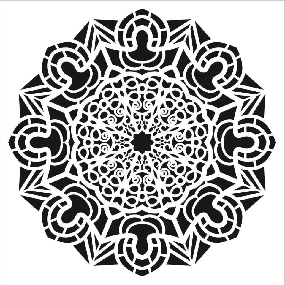 Cadence YDS Dantel Stencil (35x35) YDS-013