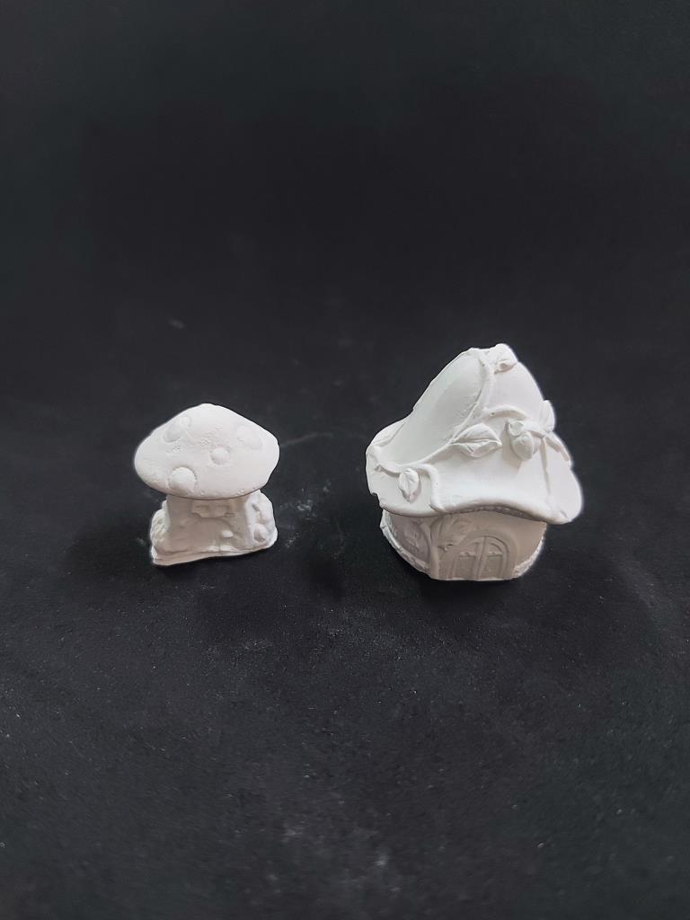 Mantar Evler 2 li Set2 4x4cm+3x2,5cm