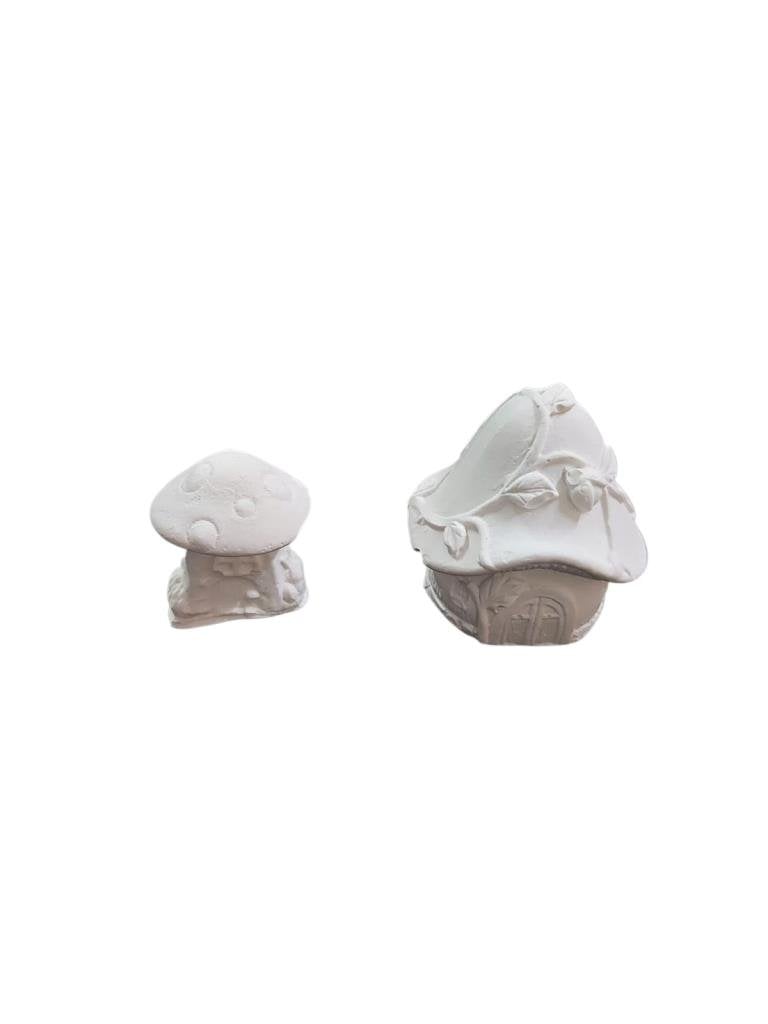 Mantar Evler 2 li Set2 4x4cm+3x2,5cm