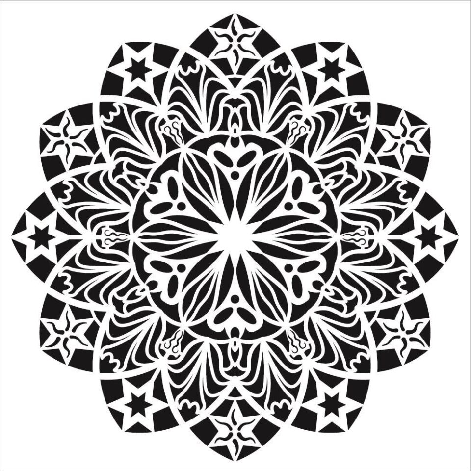 Cadence YDS Dantel Stencil (35x35) YDS-014