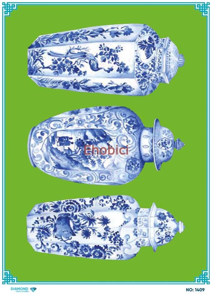 Diamond Pirinç Dekopaj Kağıdı - 1409