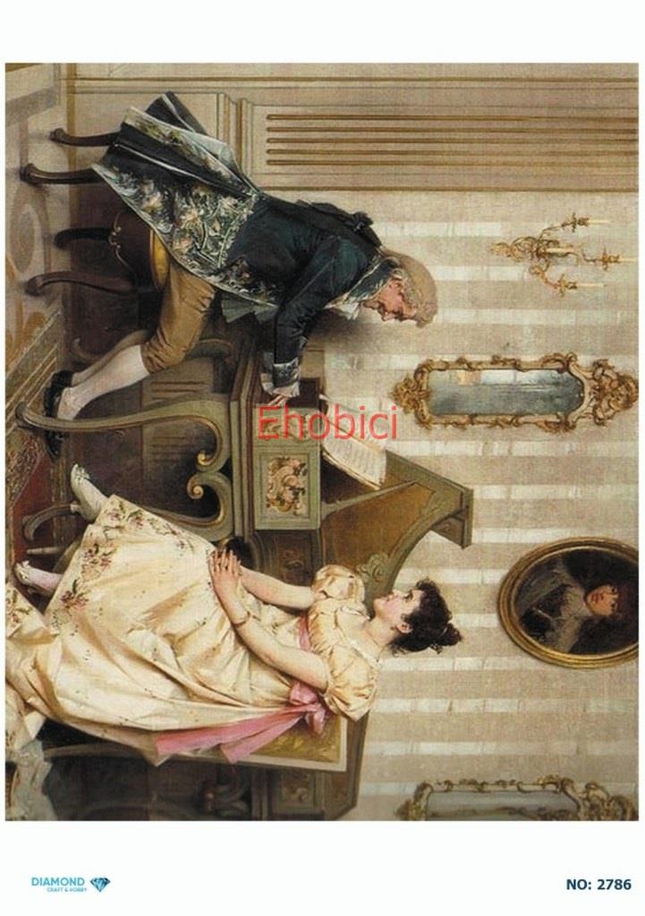 Diamond Pirinç Dekopaj Kağıdı - 2786