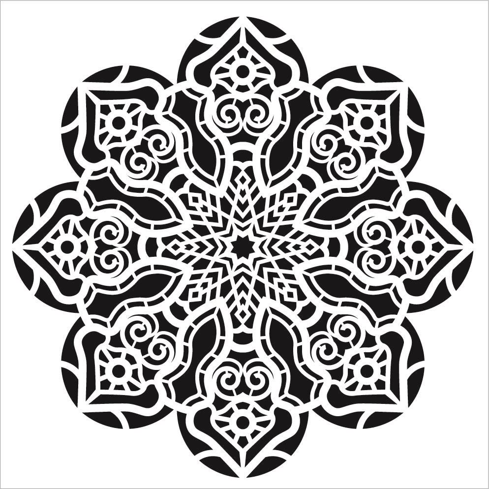 Cadence YDS Dantel Stencil (35x35) YDS-016