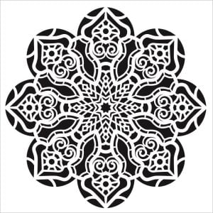 Cadence YDS Dantel Stencil (35x35) YDS-016