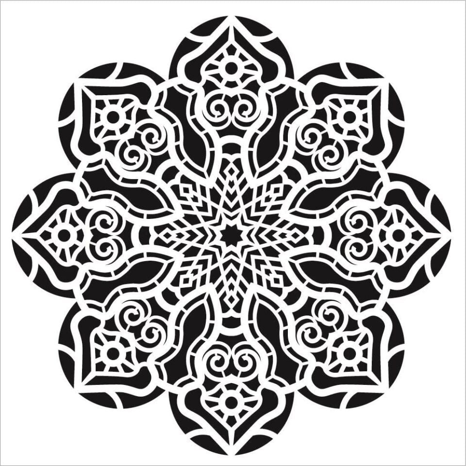 Cadence YDS Dantel Stencil (35x35) YDS-016
