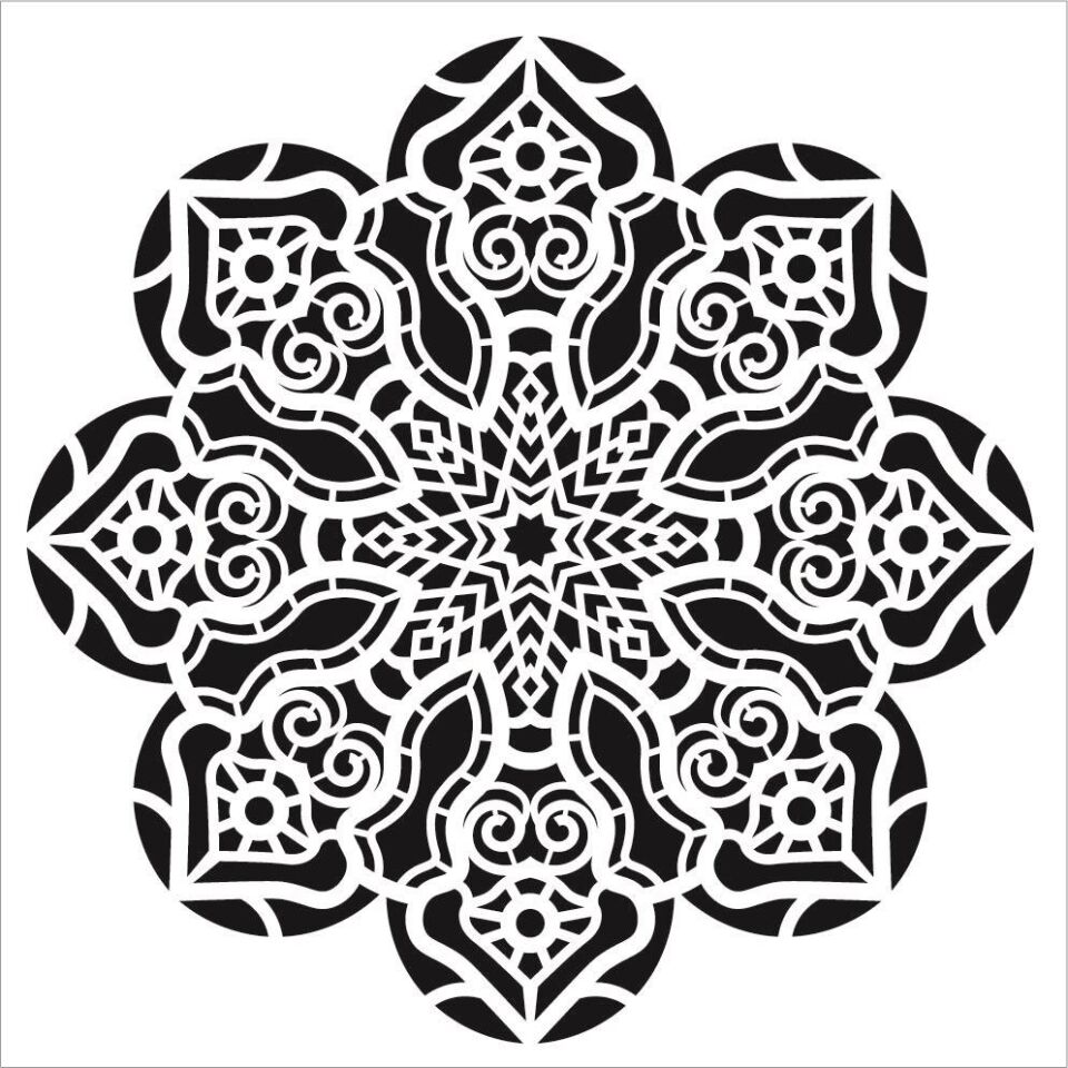 Cadence YDS Dantel Stencil (35x35) YDS-016