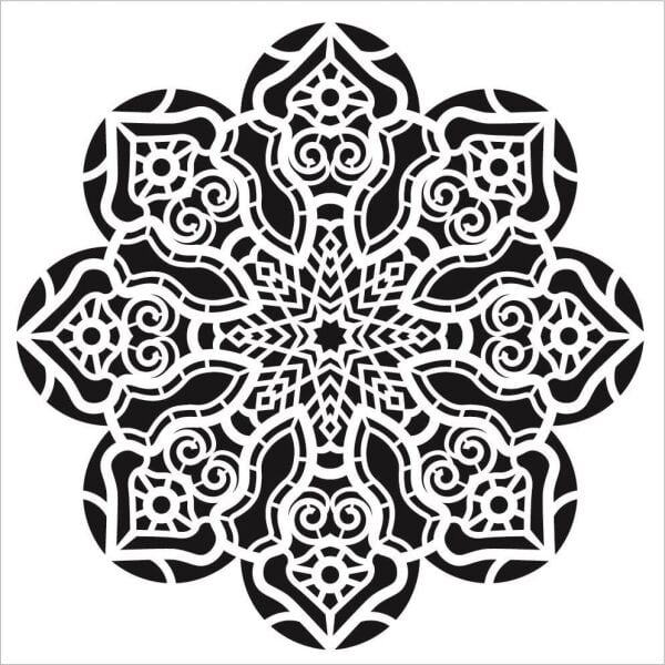 Cadence YDS Dantel Stencil (35x35) YDS-016