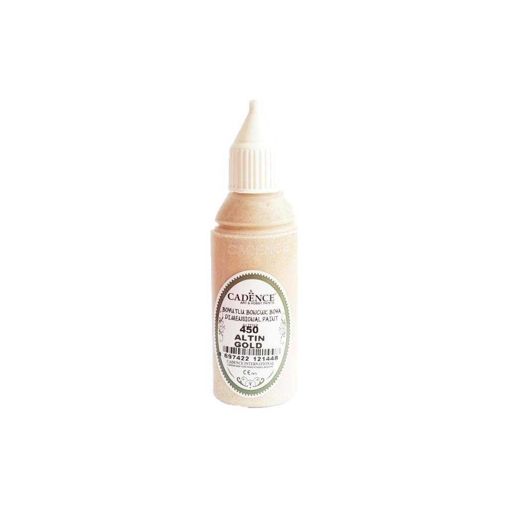Cadence Simli Boncuk Boya 450 Altın 50ml