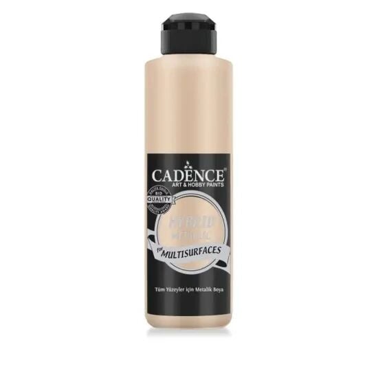 Cadence Hibrit Metalik Multisurface Boya HM803 Şampanya 500ML