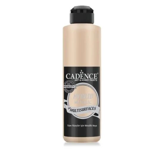Cadence Hibrit Metalik Multisurface Boya HM803 Şampanya 500ML