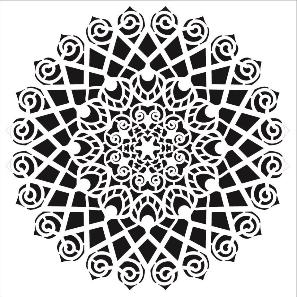 Cadence YDS Dantel Stencil (35x35) YDS-017