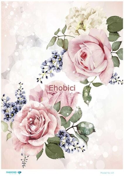 Diamond Pirinç Dekopaj Kağıdı - 411