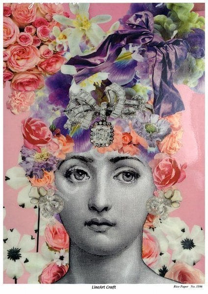 Lineart Craft Pirinç Dekopaj Kağıdı Model - 1106