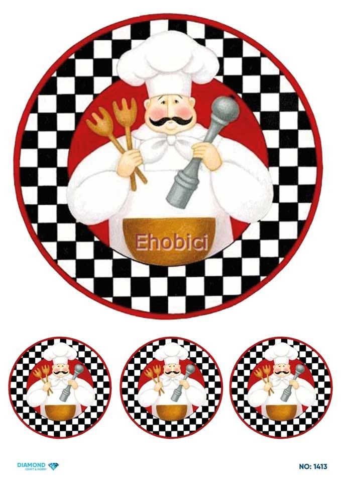 Diamond Pirinç Dekopaj Kağıdı - 1413