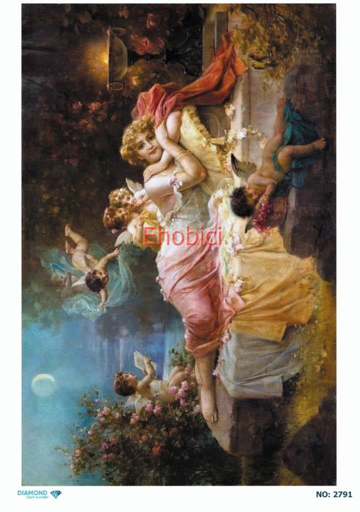 Diamond Pirinç Dekopaj Kağıdı - 2791