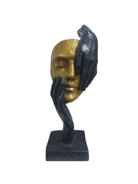 Elleri Yüzünde Heykel 26x8,5cm