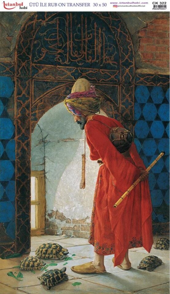 Ütü İle Rub On Transfer Kağıdı 30x50cm CK322