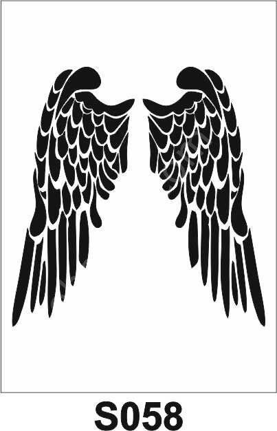 Diğer Karışık Desenler Stencil Şablon (25x25) S-058
