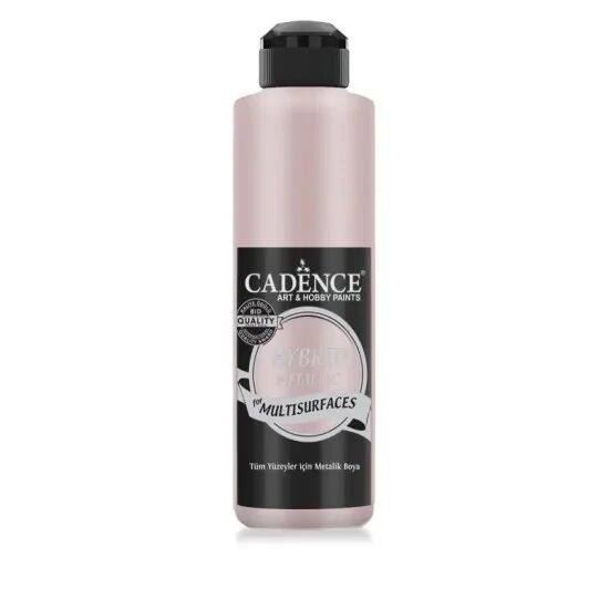 Cadence Hibrit Metalik Multisurface Boya HM808 Bebek Pembe 500ML