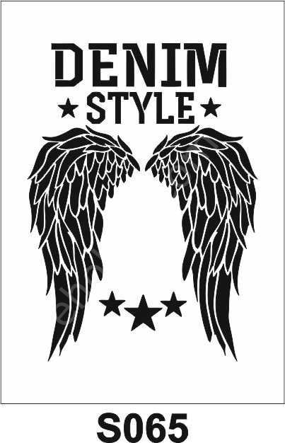 Diğer Karışık Desenler Stencil Şablon (21x30) S-065