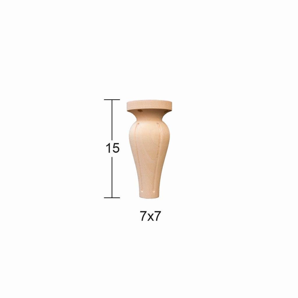 Torna Ayak 15cm Doğal Ağaç FT29