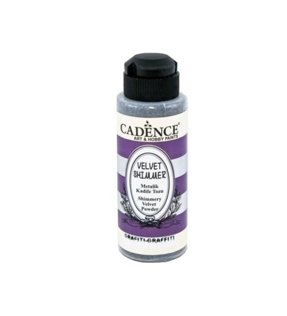 Cadence Metalik Kadife Tozu VS-06 Grafti Gri 120ml