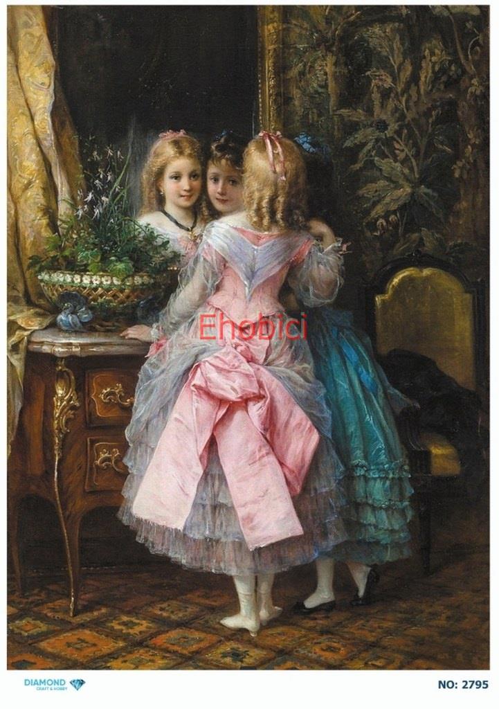 Diamond Pirinç Dekopaj Kağıdı - 2795