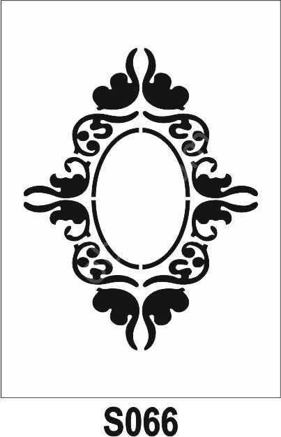 Diğer Karışık Desenler Stencil Şablon (21x30) S-066