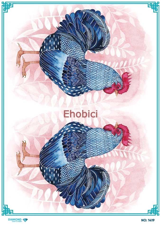 Diamond Pirinç Dekopaj Kağıdı - 1419