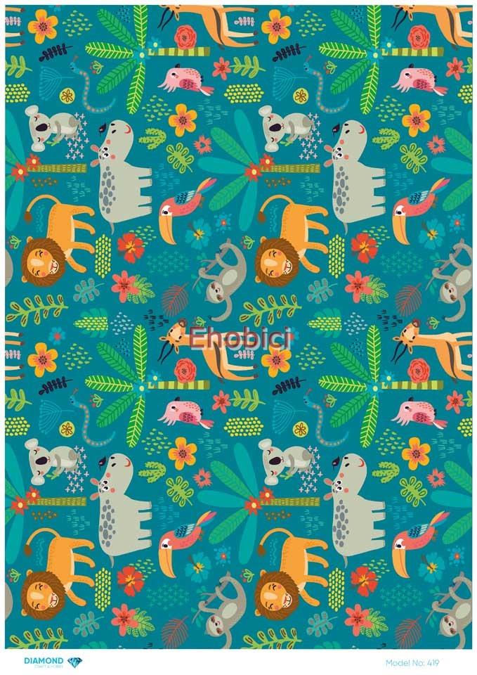 Diamond Pirinç Dekopaj Kağıdı - 419