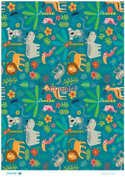 Diamond Pirinç Dekopaj Kağıdı - 419