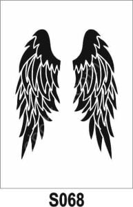 Diğer Karışık Desenler Stencil Şablon (21x30) S-068