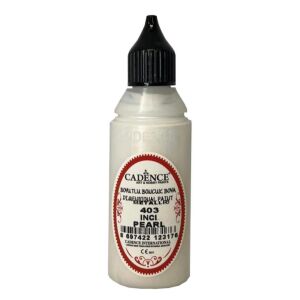 Cadence Metalik Boncuk Boya 403 İnci 50ml