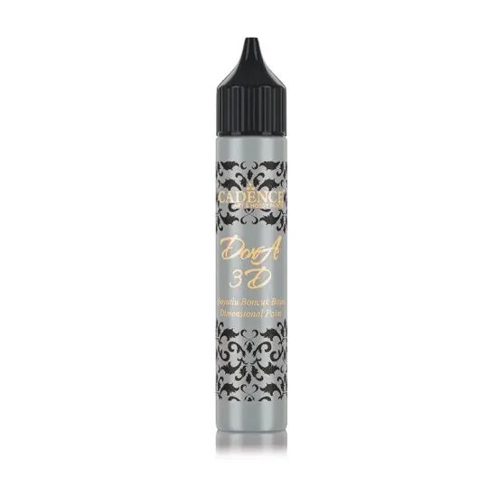 Cadence 3D Dora Boncuk Boya 5132 Gümüş 25ml