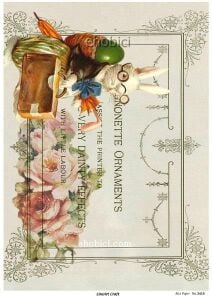 Lineart Pirinç Dekopaj Kağıdı Model - 3419