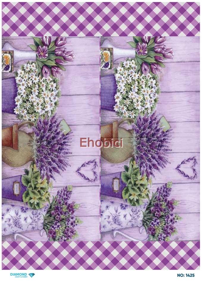 Diamond Pirinç Dekopaj Kağıdı - 1425