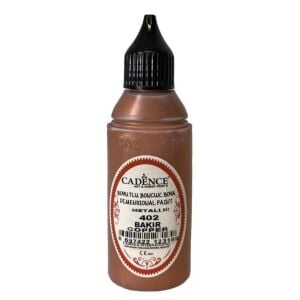 Cadence Metalik Boncuk Boya 402 Bakır 50ml