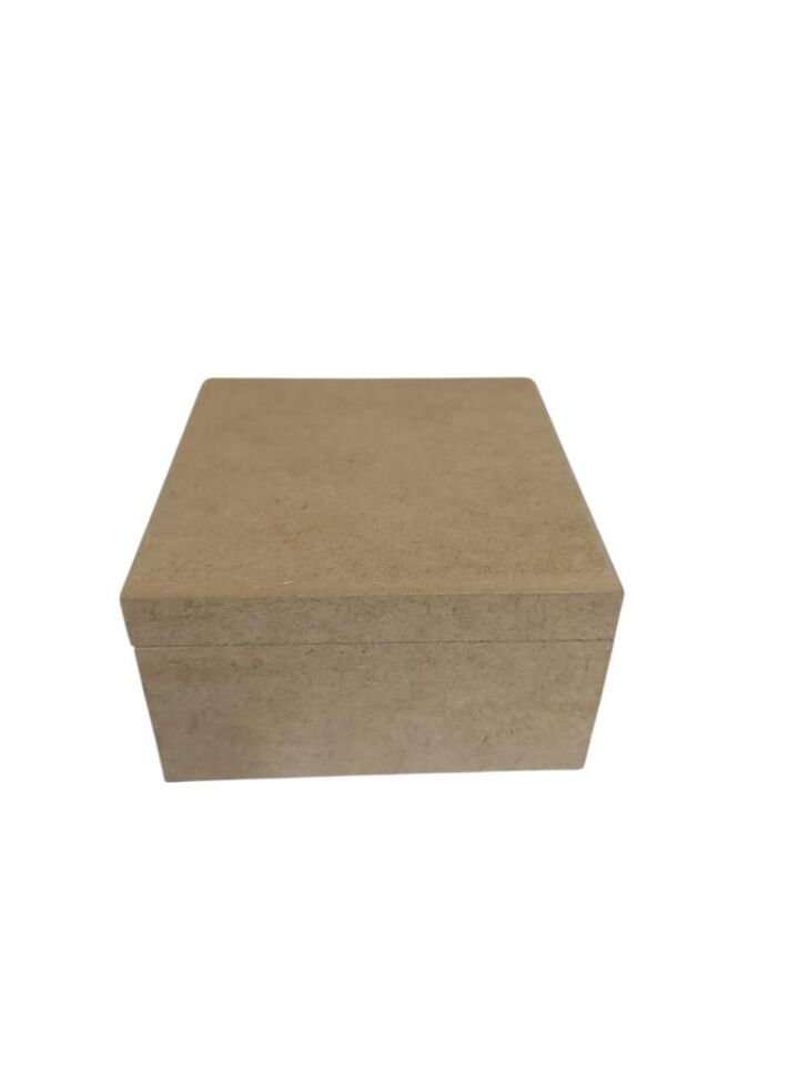Ahşap Kare Kutu 13x13cm