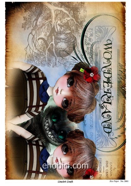 Lineart Pirinç Dekopaj Kağıdı Model - 2881